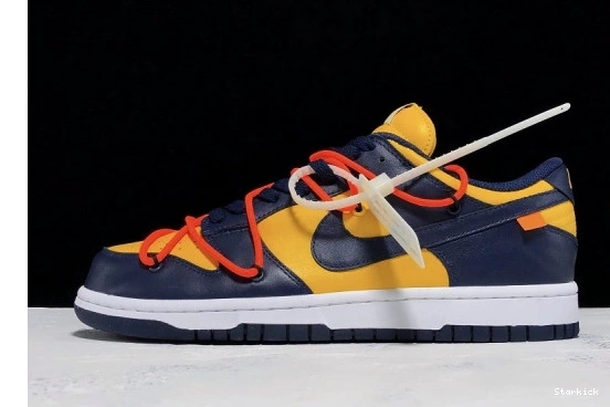 CT0856-700 Nike Michigan Dunk O-W Low 0203